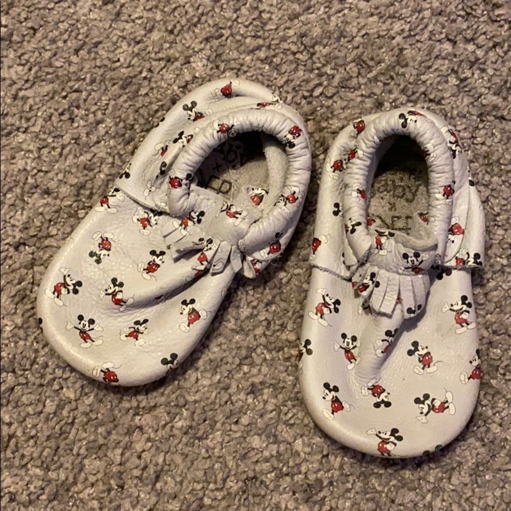 Freshly Picked Mickey Moccasins size 6